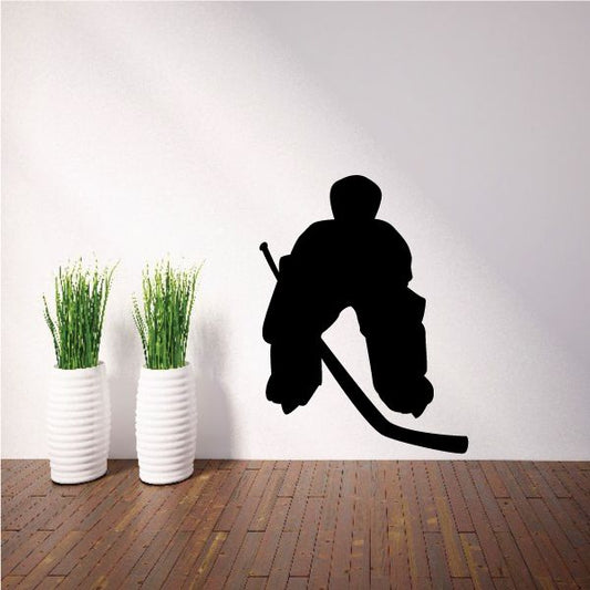 Image of Hockey Player Decal - Vinyl Decal - Car Decal - Vd013