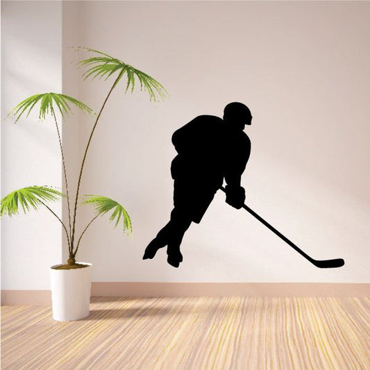 Image of Hockey Player Decal - Vinyl Decal - Car Decal - Vd017