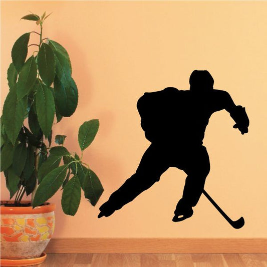 Image of Hockey Player Decal - Vinyl Decal - Car Decal - Vd022