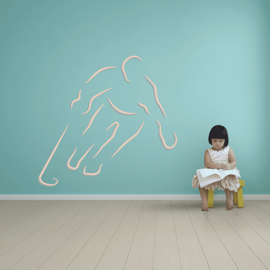 Image of Hockey Player Wall Decal - Vinyl Sticker - Car Sticker - Die Cut Sticker - CDSCOLOR010