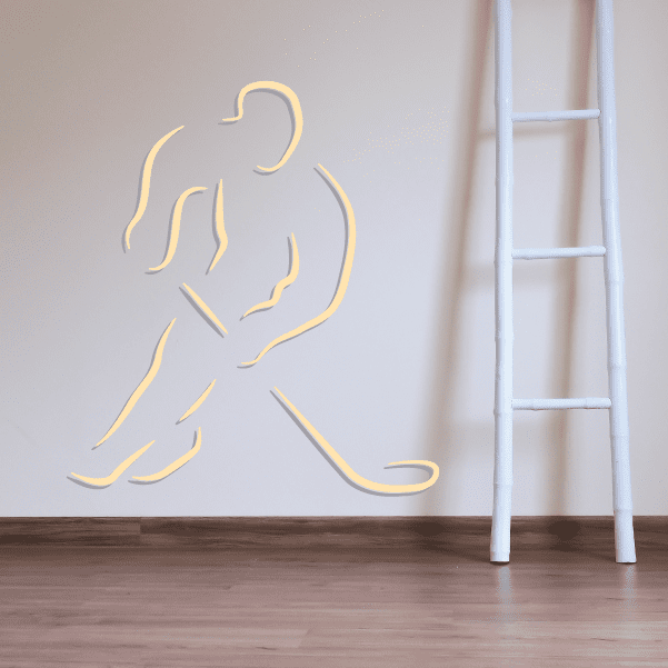 Image of Hockey Player Wall Decal - Vinyl Sticker - Car Sticker - Die Cut Sticker - CDSCOLOR024