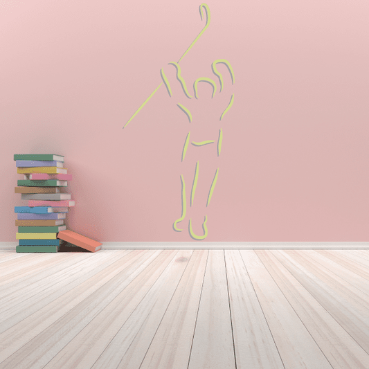 Image of Hockey Player Wall Decal - Vinyl Sticker - Car Sticker - Die Cut Sticker - CDSCOLOR033