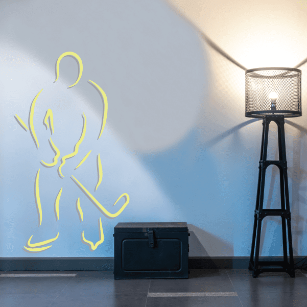 Image of Hockey Player Wall Decal - Vinyl Sticker - Car Sticker - Die Cut Sticker - CDSCOLOR036