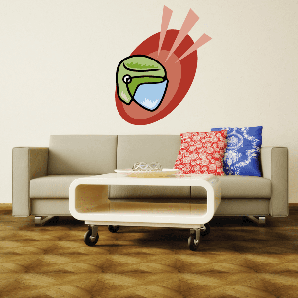 Image of Hockey Player Wall Decal - Vinyl Sticker - Car Sticker - Die Cut Sticker - CDSCOLOR176