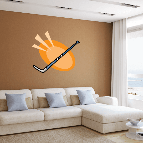 Image of Hockey Player Wall Decal - Vinyl Sticker - Car Sticker - Die Cut Sticker - CDSCOLOR178