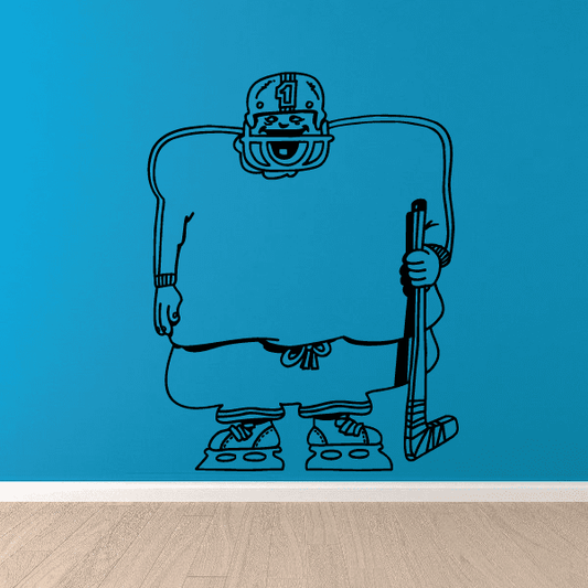 Image of Hockey Wall Decal - Vinyl Decal - Car Decal - Bl002