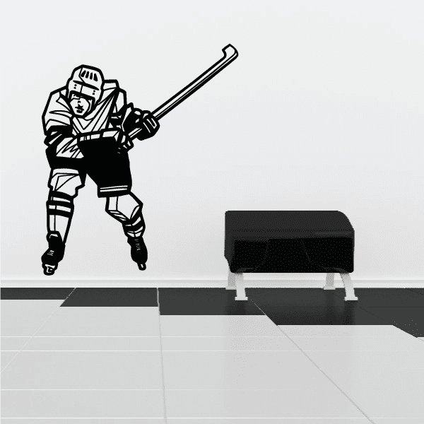 Image of Hockey Wall Decal - Vinyl Decal - Car Decal - Bl003