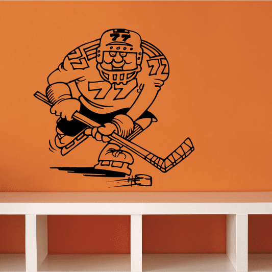 Image of Hockey Wall Decal - Vinyl Decal - Car Decal - Bl009