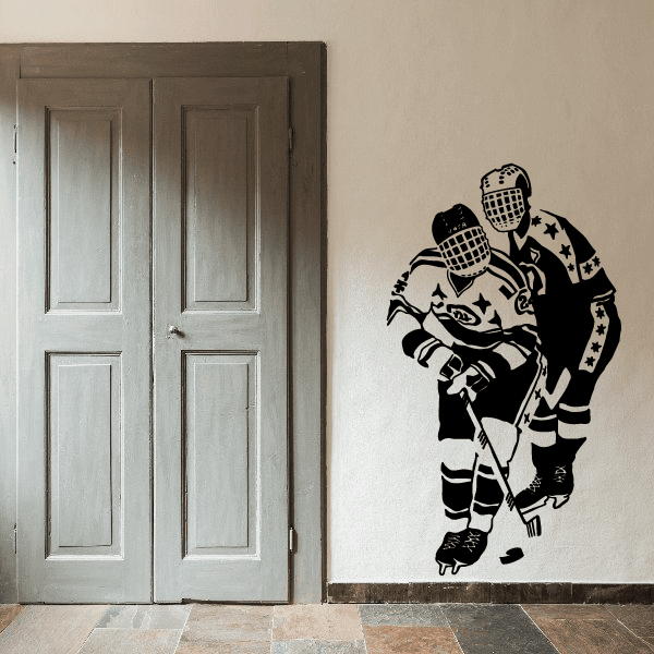 Image of Hockey Wall Decal - Vinyl Decal - Car Decal - Bl018