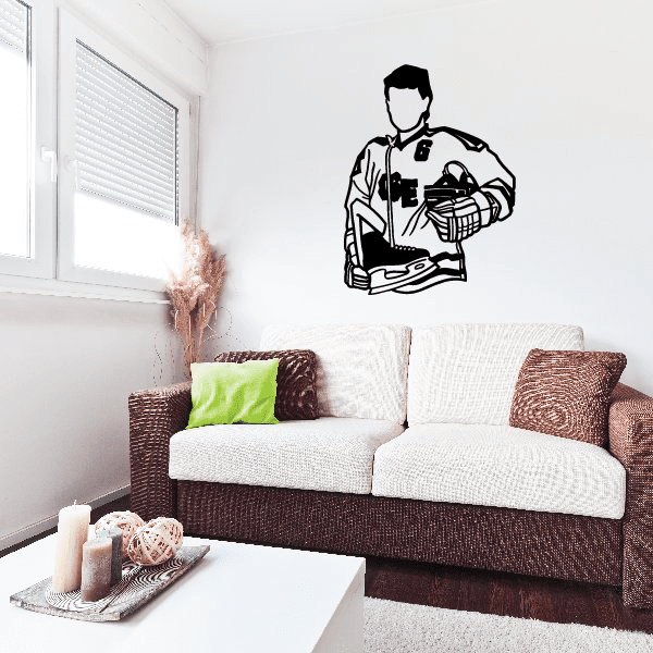 Image of Hockey Wall Decal - Vinyl Decal - Car Decal - Bl023