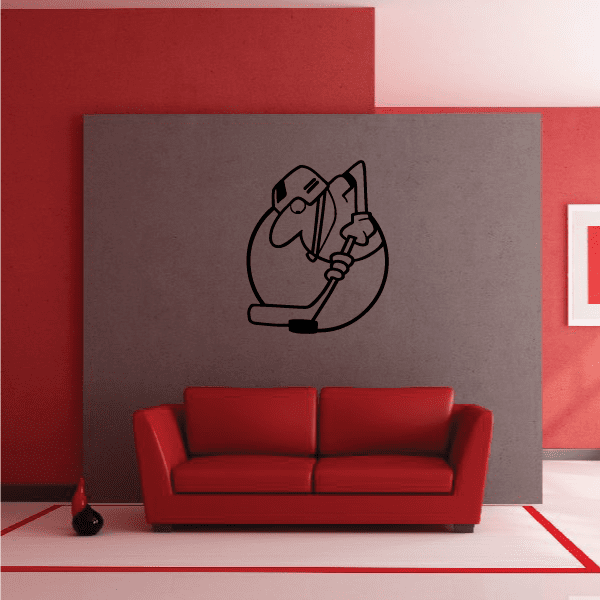 Image of Hockey Wall Decal - Vinyl Decal - Car Decal - Bl025