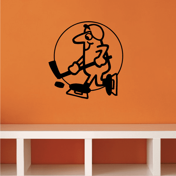 Image of Hockey Wall Decal - Vinyl Decal - Car Decal - Bl026