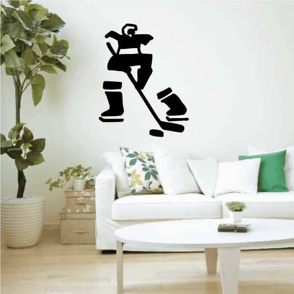 Image of Hockey Wall Decal - Vinyl Decal - Car Decal - Bl028