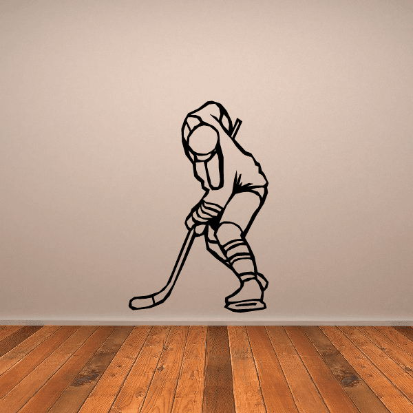 Image of Hockey Wall Decal - Vinyl Decal - Car Decal - SM002