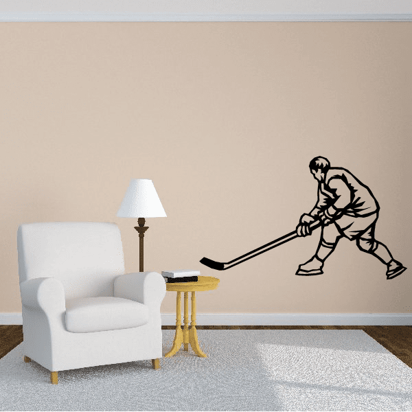 Image of Hockey Wall Decal - Vinyl Decal - Car Decal - SM004