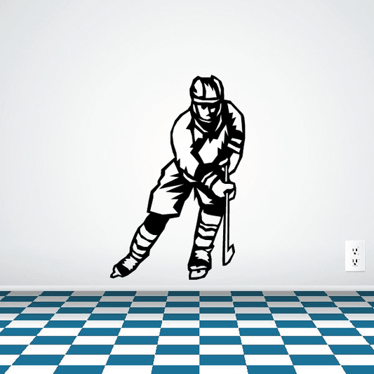 Image of Hockey Wall Decal - Vinyl Decal - Car Decal - SM010