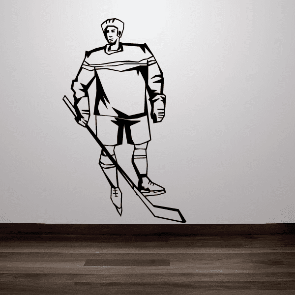 Image of Hockey Wall Decal - Vinyl Decal - Car Decal - SM013