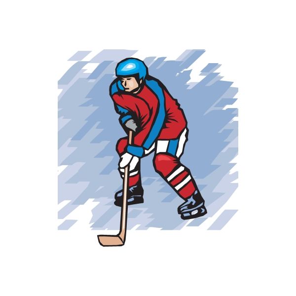 Image of Hockey Wall Decal - Vinyl Sticker - Car Sticker - Die Cut Sticker - DC 001