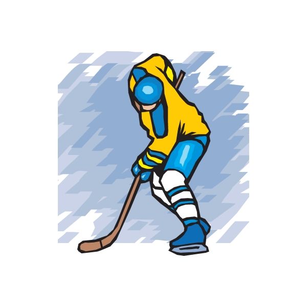 Image of Hockey Wall Decal - Vinyl Sticker - Car Sticker - Die Cut Sticker - DC 002