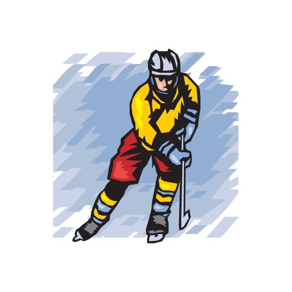 Image of Hockey Wall Decal - Vinyl Sticker - Car Sticker - Die Cut Sticker - DC 012