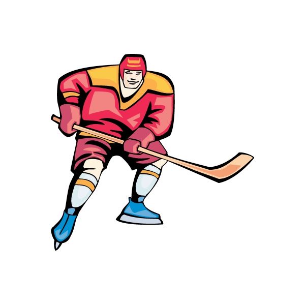 Image of Hockey Wall Decal - Vinyl Sticker - Car Sticker - Die Cut Sticker - DC 018