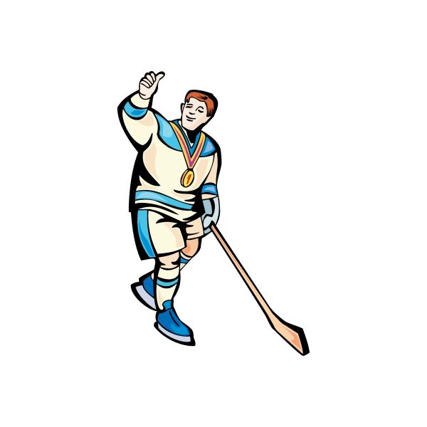 Image of Hockey Wall Decal - Vinyl Sticker - Car Sticker - Die Cut Sticker - DC 019