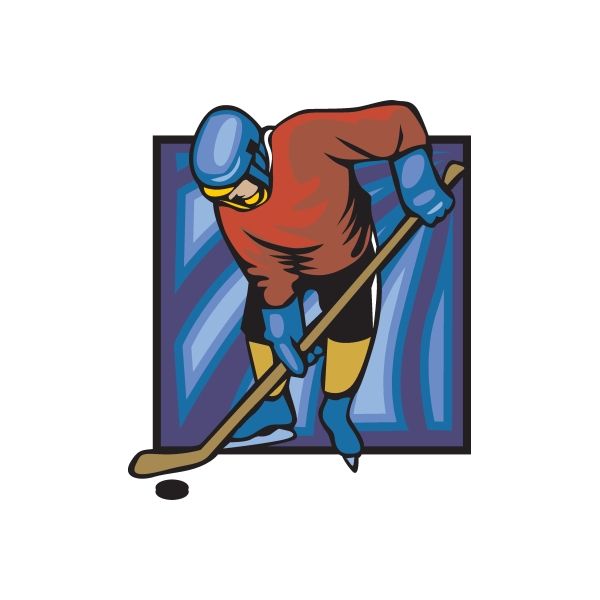 Image of Hockey Wall Decal - Vinyl Sticker - Car Sticker - Die Cut Sticker - DC 026