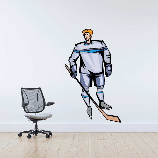 Image of Hockey Wall Decal - Vinyl Sticker - Car Sticker - Die Cut Sticker - SMcolor021
