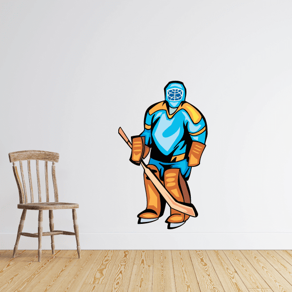 Image of Hockey Wall Decal - Vinyl Sticker - Car Sticker - Die Cut Sticker - SMcolor024