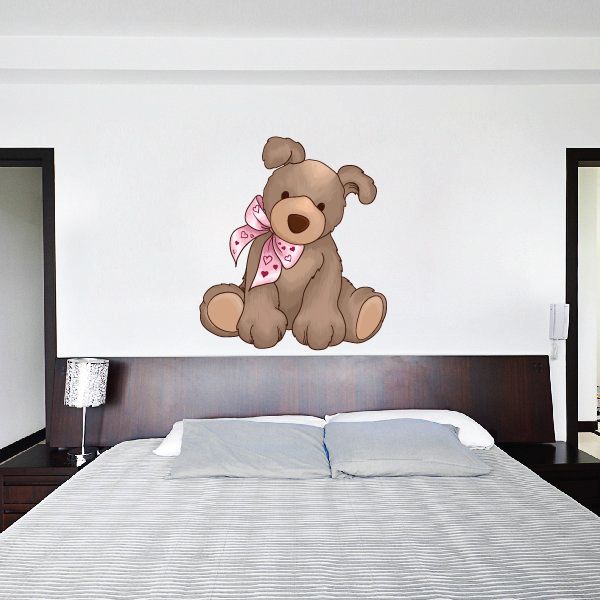 Image of Holiday Valentine's Day Dog Plush Sticker