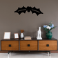 Black holly and berries wall decal with leaf cluster and centered berry
