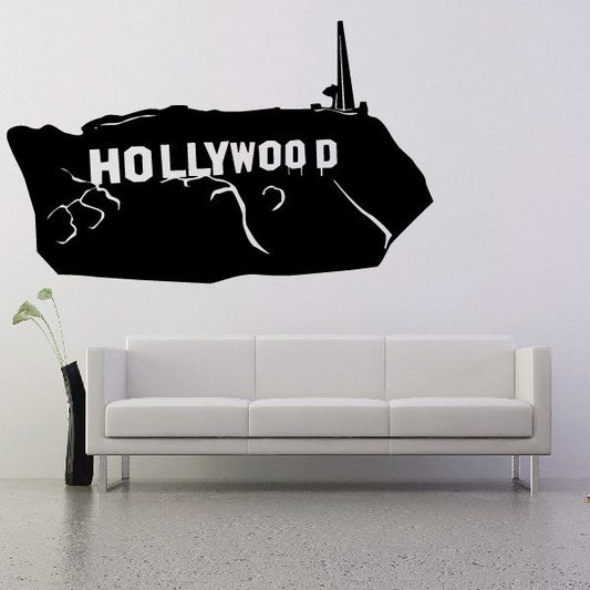 Image of Hollywood Sign Los Angeles Decal