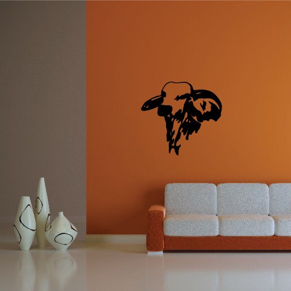 Image of Holstein Cow Head Decal