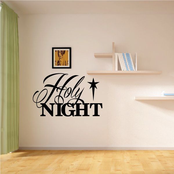 Image of Holy Night Quote Decal