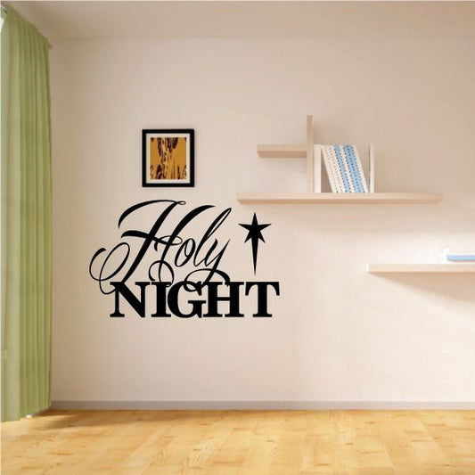 Image of Holy Night Quote Decal