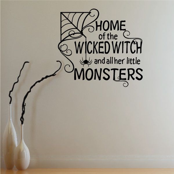 Image of Home of the Wicked Witch Decal