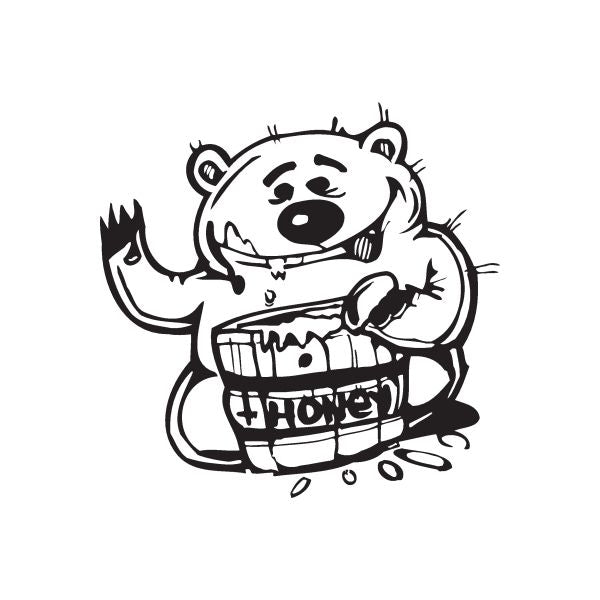 Image of Honey Bear Decal