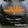 Image of Hood Flame Decals