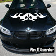 Image of Hood Flame Decals