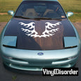 Image of Hood Flame Decals