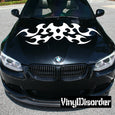 Image of Hood Flame Decals