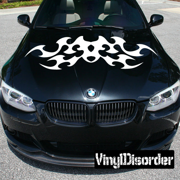 Image of Hood Flame Decals