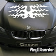 Image of Hood Flame Decals