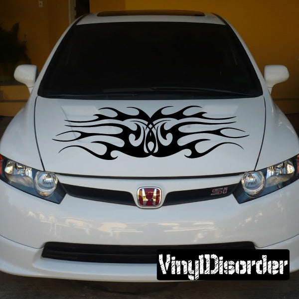 Image of Hood Flame Decals