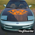 Image of Hood Flame Decals