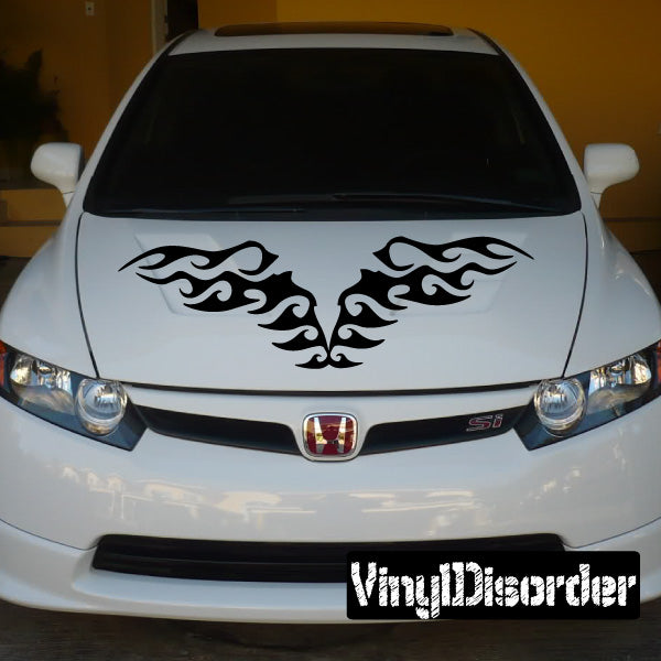 Image of Hood Flame Decals