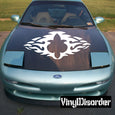 Image of Hood Flame Decals