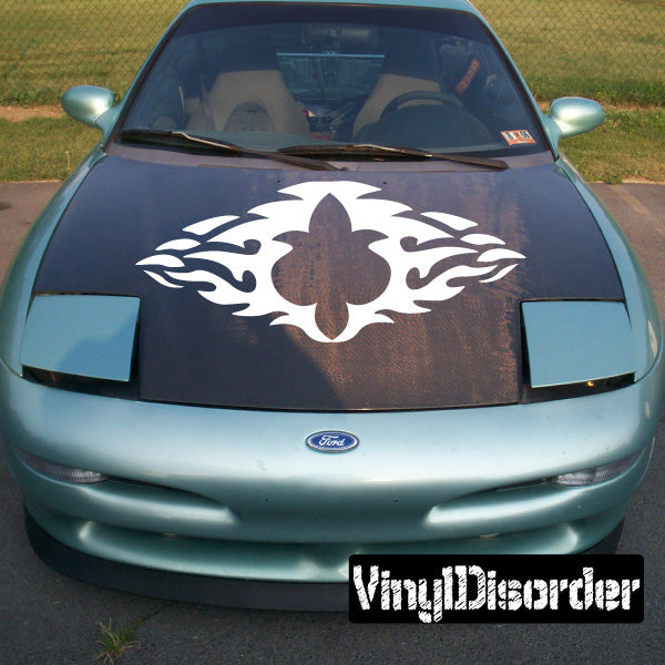 Image of Hood Flame Decals