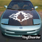 Image of Hood Flame Decals