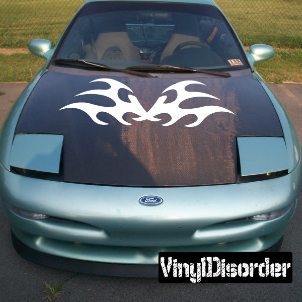 Image of Hood Flame Decals